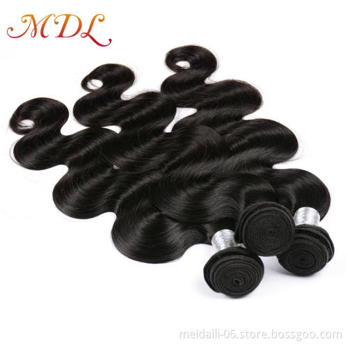 2019 wholesale price unprocessed brazilian virgin human body wave hair bundles